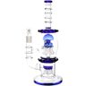 Olofly 16" Tsunami Clear Blue Showerhead Jelly Fish Water Pipe