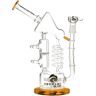 Olofly 12" Tsunami Concentrate Rig Sprinkler Honeycomb Twist Recycler Water Pipe