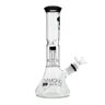 Olofly 11" Clear Mansion Matrix Showerhead Beaker Bong by Diamond Glass