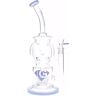 Olofly 12" Recycler With Matrix Showerhead Perc Dab Rig by Diamond Glass