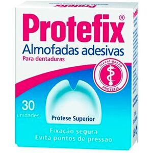 Protefix Cojines adhesivos para el periodo puente de la dentadura postiza 30 un. Upper Dentures