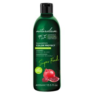 Champú de Granada Naturalium Superfood (400ml): Ideal para cuidar los cabellos teñidos o con mechas