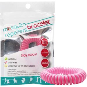 MQ Pulsera antimosquitos – rosa, 1 pieza