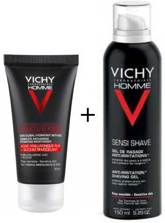 Vichy Homme Struct Force+Gel Sens Afeitado