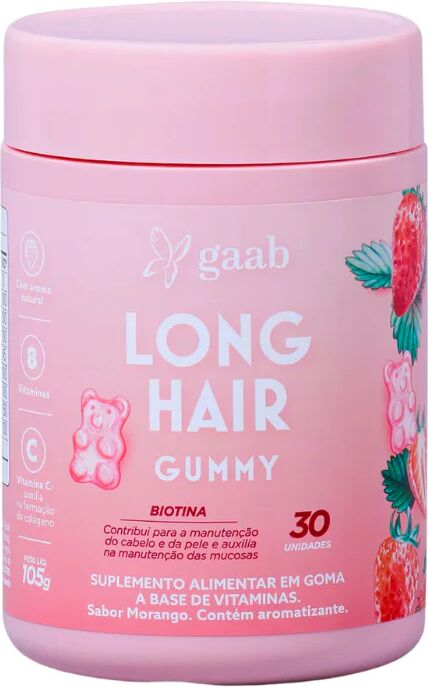 Gaab Long Hair Gummy Gomas x30