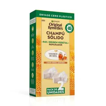 Garnier Original Remedies Champú Sólido Tesoros De Miel 2 Uds 60g