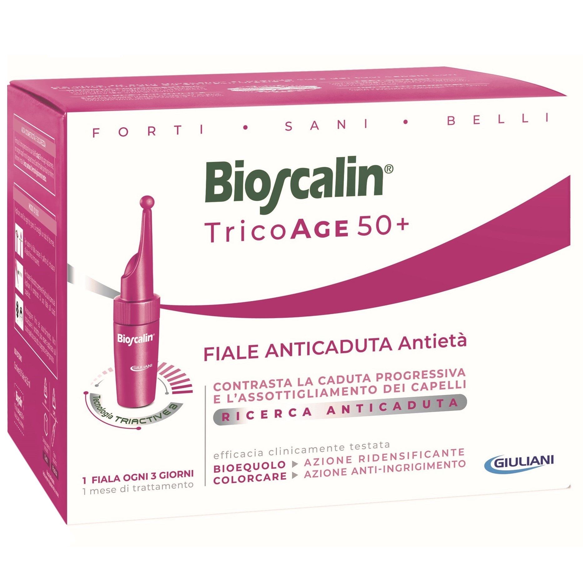 Bioscalin Tricoage 50 + Ampollas capilares antiedad 10x3,5mL