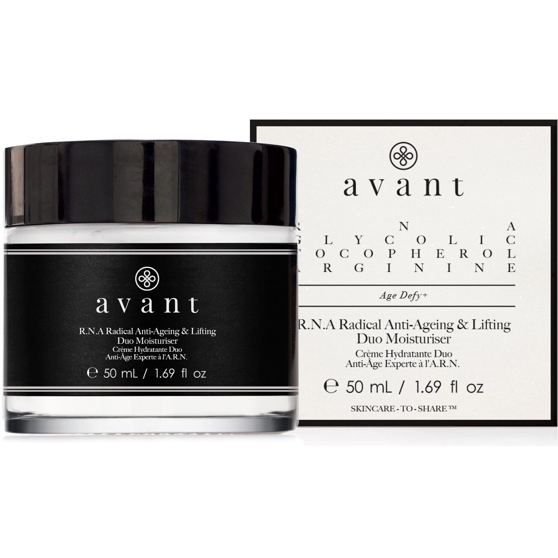 Avant R.N.A Radical Dúo Hidratante Antiedad y Lifting 50mL