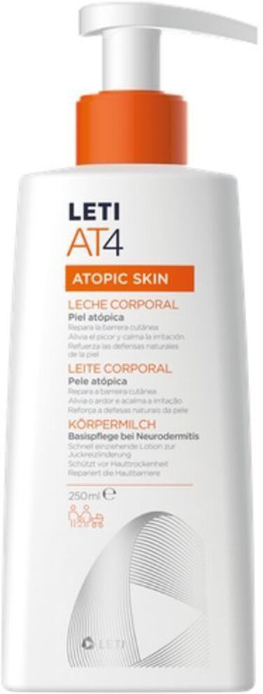 Leti at4 Leche corporal para pieles atópicas 250mL