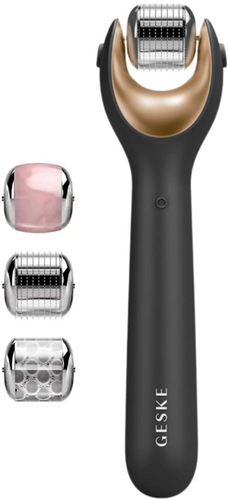 Geske Rodillo facial MicroNeedle 9 en 1 SmartAppGuided 1&nbsp;un. Gray