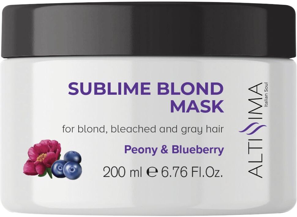 Altissima Rubio sublime Mask para cabellos rubios, decolorados o grises 200mL