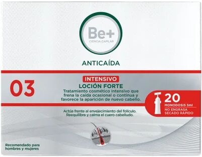 Be+ Anticaida Intensivo Locion Forte Ampollas 20uds