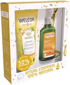 Weleda Pack Aceite Espino Amarillo + Gel Ducha Energy