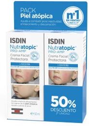 ISDIN Nutratopic Pro-AMP Crema Facial Protectora 2x50ml