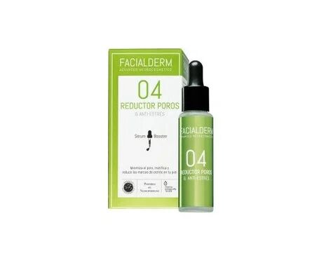 Facialderm Sérum Booster 04 Reductor Poros & Antiestrés Facial 30 Ml