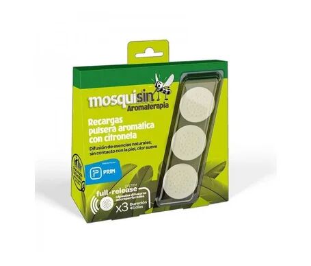 Mosquisin Kit Recarga Pulseiras Aromáticas 3uds