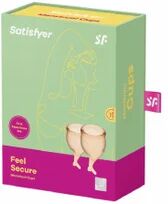 SATISFYER Kit Copa Menstrual Feel Secure Naranja 2uds