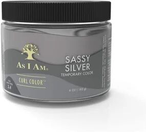 As I Am Curl Color Temporary Hair Color Sassy Silver 182g