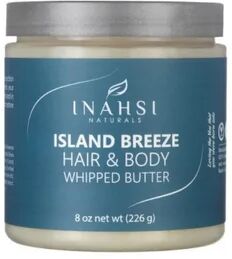 Inahsi Naturals Island Breeze Hair Body Whipped Butter Cream 226g