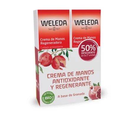 Weleda Crema de Manos Regeneradora Granada 2x50ml