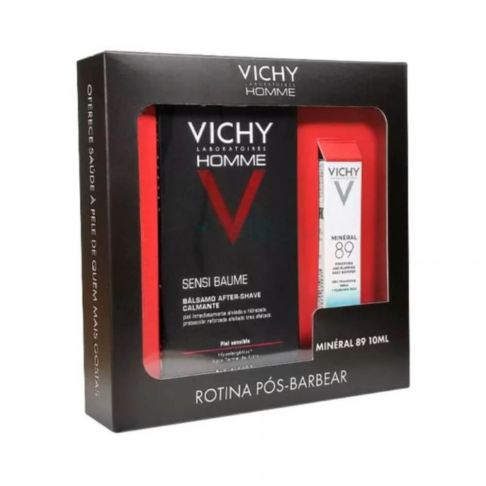 Vichy Homme Sensi Baume + Offer Minéral 89 10 ml