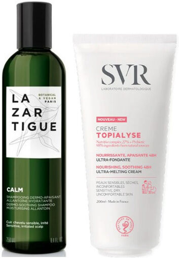 Lazartigue Champú Calmante 250 ml + Gratis SVR Topialyse Crema 200 ml