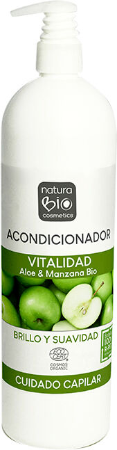 NaturaBIO Cosmetics Acondicionador vitalidad de Aloe y Manzana Bio