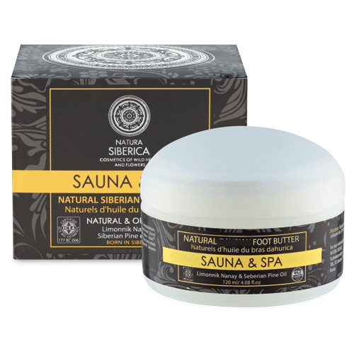 Natura Siberica Manteca natural siberiana para pies Sauna & SPA