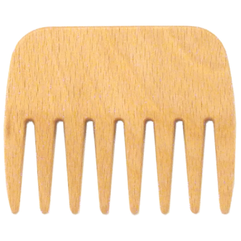 Redecker Peine de madera de haya para cabello rizado