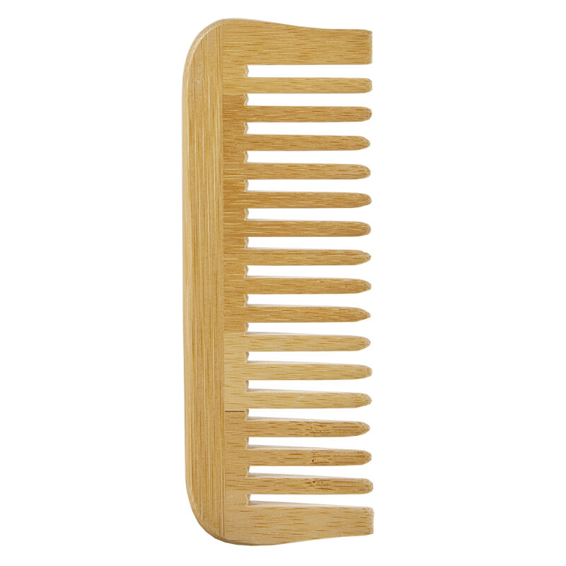 Avril Peine de madera de bambú para cabello rizado
