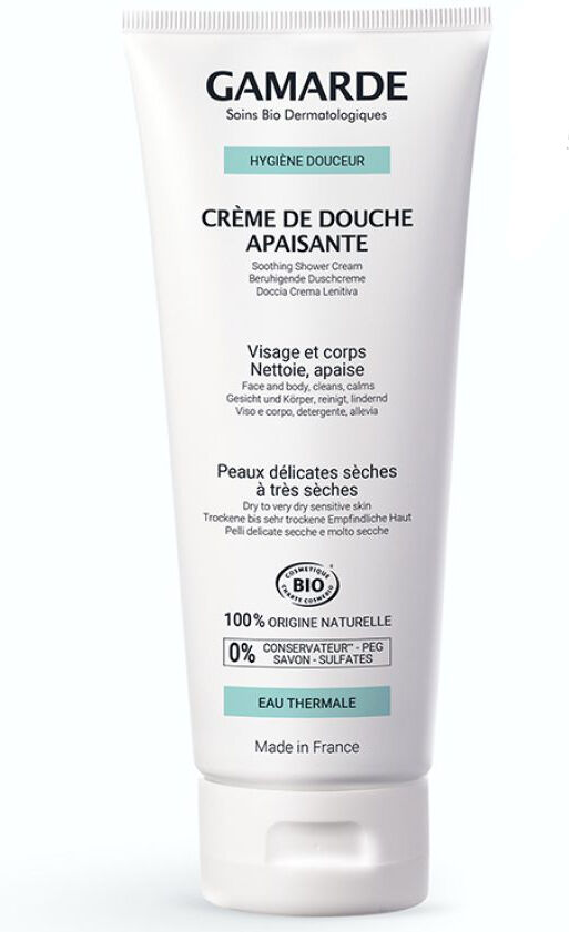 Gamarde Crema de ducha calmante para pieles secas y sensibles