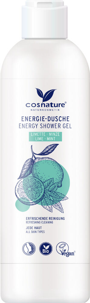 Cosnature Gel de ducha energizante con Lima y Menta