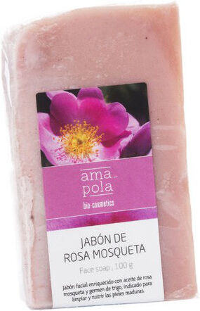 Amapola bio·cosmetics Jabón facial de Rosa Mosqueta