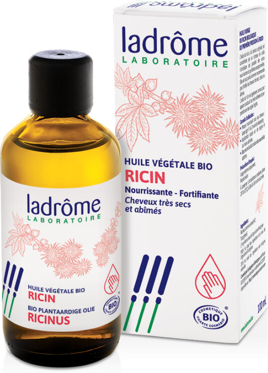 Ladrôme Aceite vegetal Bio de Ricino para cabellos secos y dañados