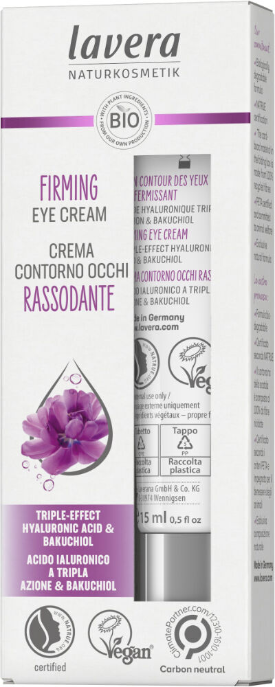 Lavera Crema contorno de ojos reafirmante triple acción