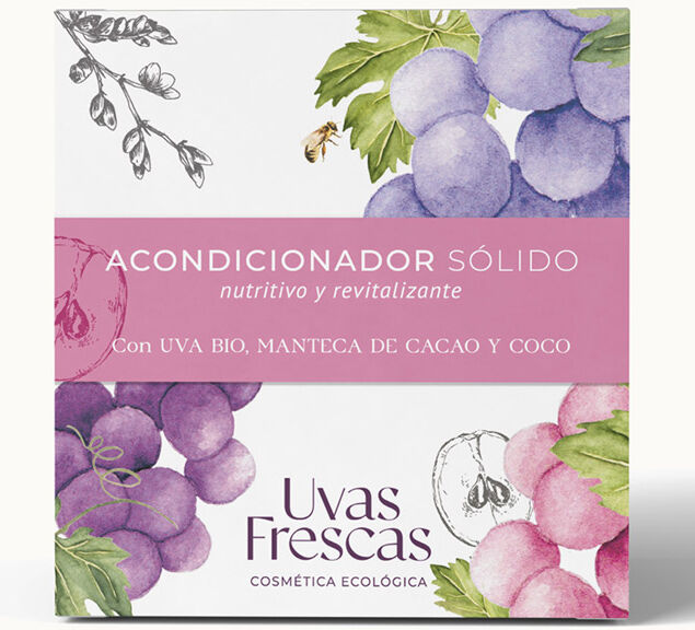 Uvas Frescas Acondicionador sólido nutritivo y revitalizante