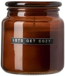 Wellmark Let's Get Cozy - Cedarwood geurkaars 300 gram - Bruin