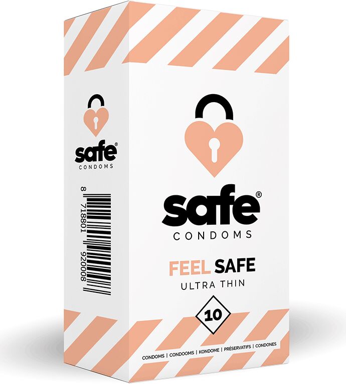 Safe Feel Safe Ultra Dun Condooms - 10 stuks