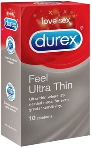 Durex Feel Ultra Dun condooms 10 stuks