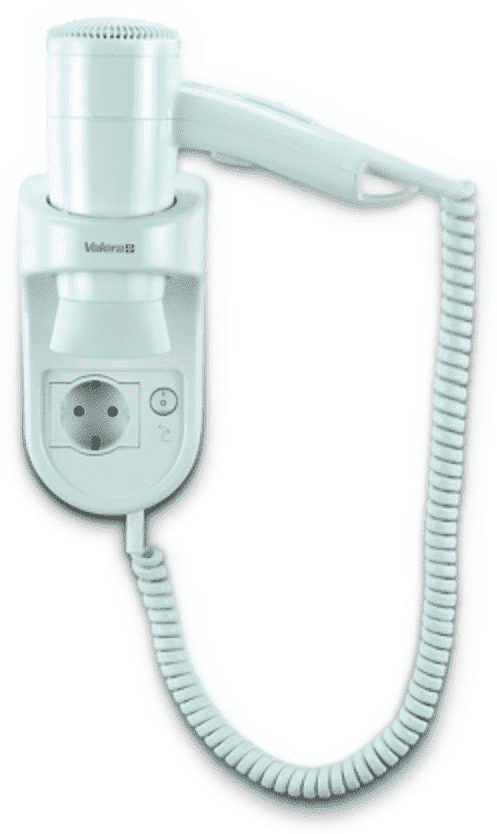 Valera Haardroger Valera,  Premium Smart 1600 Socket, wandmontage, spiraalsnoer, wit, 1600 W