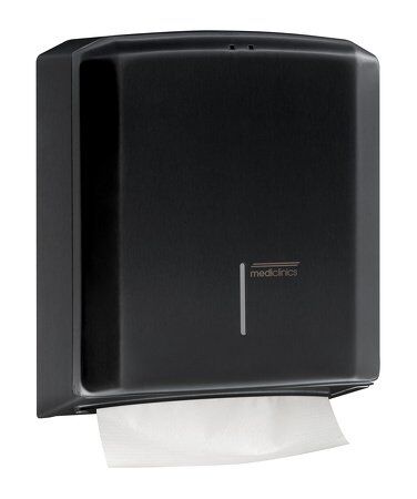 Mediclinics Handdoekdispenser zwart, DT2106B