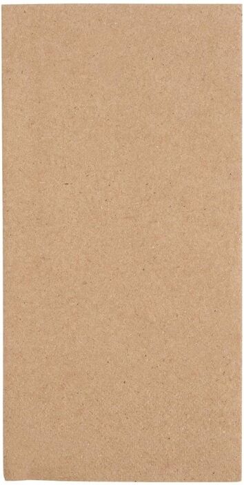 Fiesta dinerservetten 1/8 vouw gerecycled kraft 400mm (2000 stuks), 40(b) x 40(l)cm