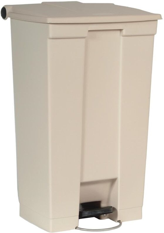 Rubbermaid afvalcontainer beige 87L, 82,5(h) x 50(b) x 41(d)cm