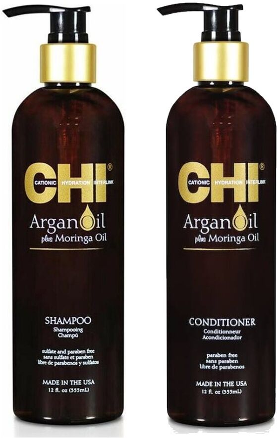 CHI Argan Oil Duo Shampoo+ Conditioner 340ml