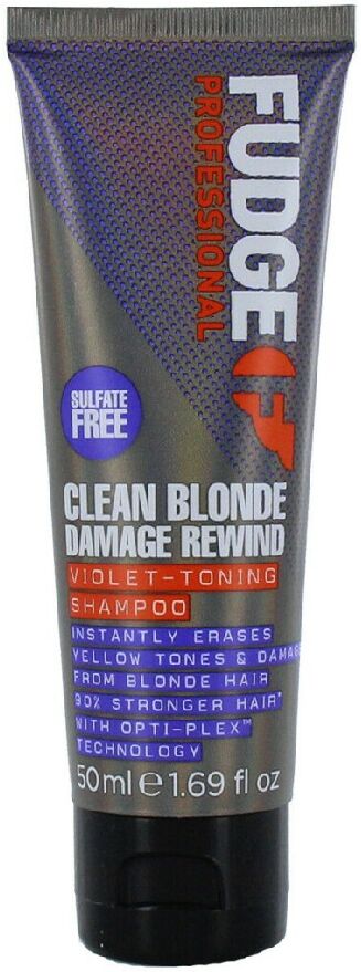 Fudge Clean Blonde Damage Rewind Violet Toning Zilvershampoo 50 ml