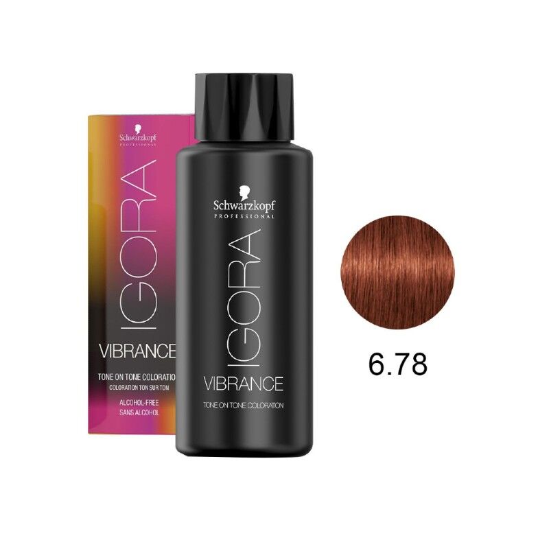 Schwarzkopf Igora Vibrance Dark Blonde Copper Red 6-78 60ml