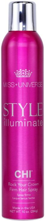 CHI Miss Universe Style Illuminate Rock Your Crown Firm Hold Hairspray