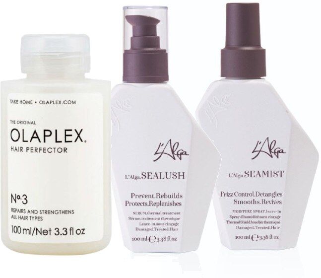 Olaplex No.3, L'Alga SeaLush Haarserum & L'Alga SeaMist Moisture