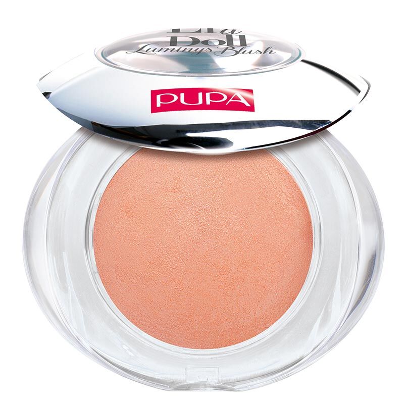 PUPA Like A Doll Luminys Blush-Like A Doll Luminys Blush 204 INTENSE APRICOT_#f4aa8c