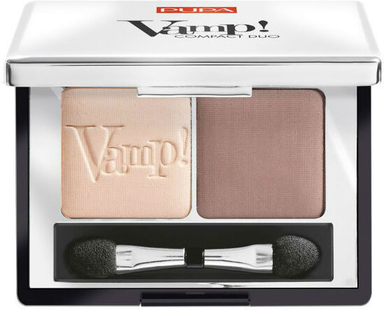 PUPA Vamp! Compact Duo Oogschaduw-005 Milk Chocolate_#e9c9ba_#af8a81